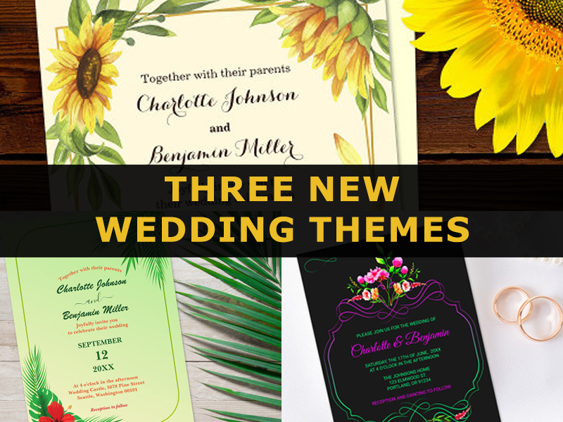 new wedding themes